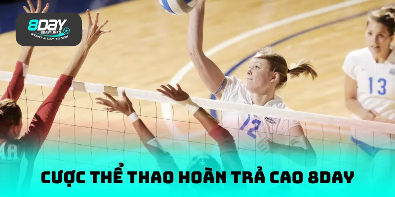 Cược thể thao hoàn trả cao 8DAY